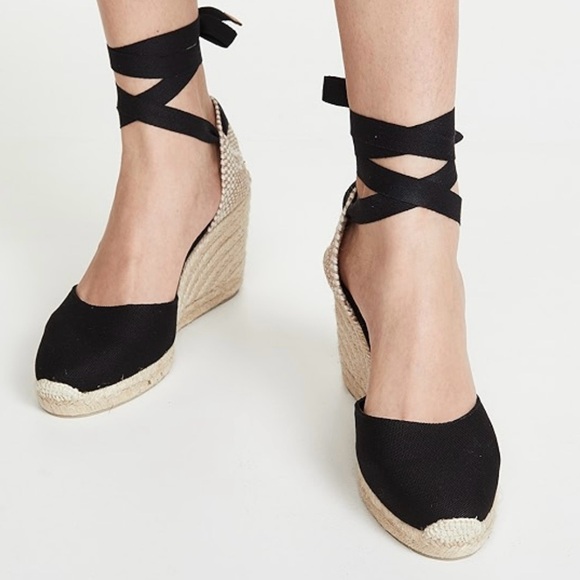 Castaner Black Espadrille Wedges — Barely Worn, Great Condition - Picture 4 of 4